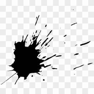 20 Black Paint Splatters Png Transparent Vol - Black Transparent Paint ...