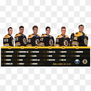 #nhlbruins Starting Lineup For Tonights Matchup With - Boston Bruins ...