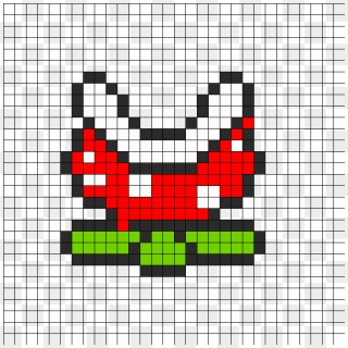 Mario Fire Thrower Perler Bead Pattern / Bead Sprite - Mario Piranha Plant Pixel, HD Png Download
