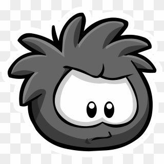 Mrpuffle25's New Cp Blog - Black Puffle Png, Transparent Png ...