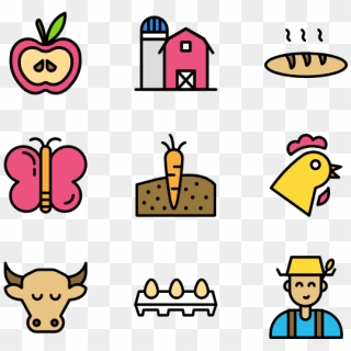 Agriculture & Gardening - Transparent Pixel Icons, HD Png Download