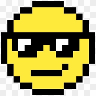 Emoji - Pixel Art Smiley Emoji, HD Png Download