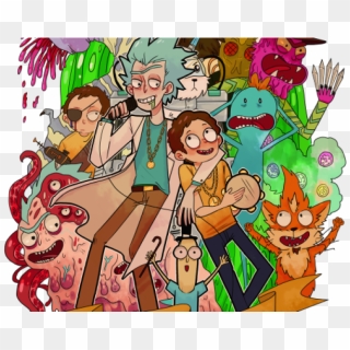 Rick And Morty Clipart Rich - Rick And Morty Tumblr Art, HD Png Download