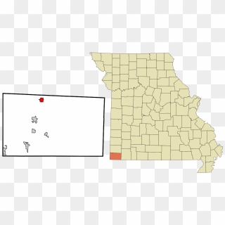 Goodman, Missouri - Ebbing Missouri On A Map, HD Png Download