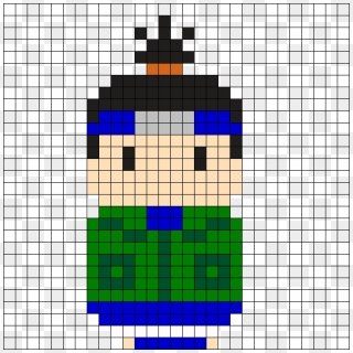 Naruto Perler Bead Pattern - Mario Christmas Pixel Art, HD Png Download