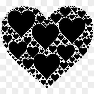 kawaii #cute #heart #hearts #black #overlay #png #tumblr