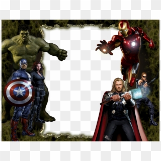 Marco Digital, Avengers Birthday, Png Photo, Superhero - Avengers Frame ...