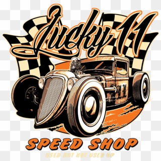 Lucky 11 Speed Shop - Antique Car, HD Png Download - 675x675 (#4701659 ...