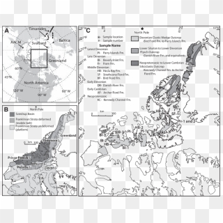 Map Of The Arctic Region - Line Art, HD Png Download - 850x670 ...