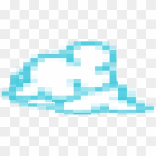 Pixel Cloud Png Clipart Black And White Stock - Illustration ...