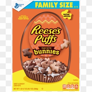 Reese's Puffs Bunnies Cereal, Breakfast Cereal - Reese's Puffs Bunnies ...