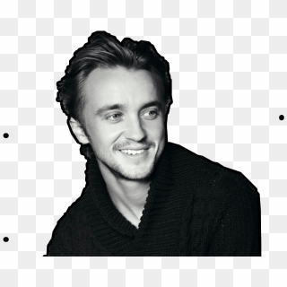 #tom Felton B&w - Tom Felton, HD Png Download - 1024x1024 (#4803122 ...