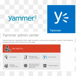 Yammer Admin Center Yammer Hd Png Download 736x650 4819276