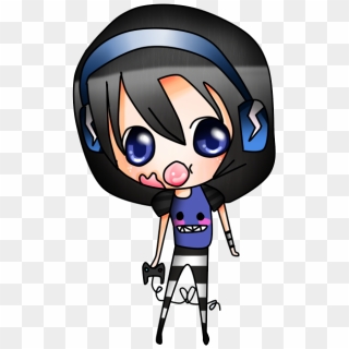 Gamer Girl Png - Chibi Gamer Girl Png, Transparent Png - 800x800 ...