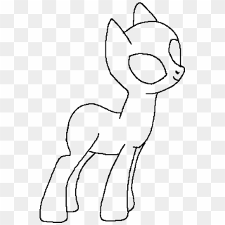 Mlp Base - Line Art, HD Png Download - 1000x1000 (#4848282) - PinPng