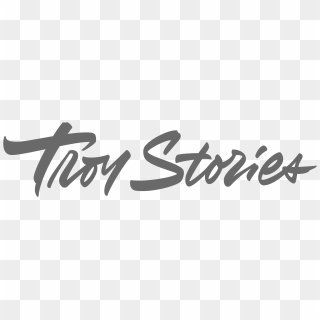 Troy Stories Troy Stories Logo - Calligraphy, HD Png Download ...