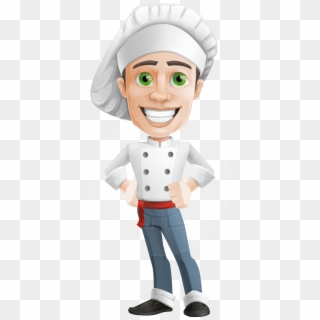Chef With Uniform Cartoon Vector Character Aka Carlos - Chef, HD Png ...