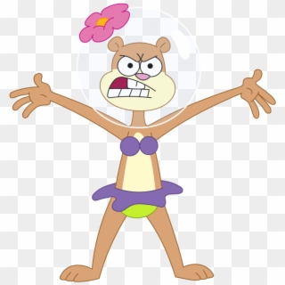 Testing - Sandy Cheeks In Diapers, HD Png Download