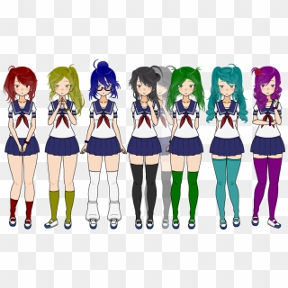 Yandere Simulator Pictures Of Students Png Download Yandere Simulator Pictures Of Students Transparent Png 764x463 Pinpng