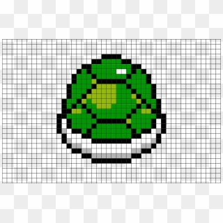 2 Download The Template Mario Shell Pixel Art Hd Png Download 880x581 4964201 Pinpng