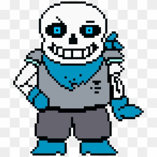 Pause - Draw Sans Pixel Art, HD Png Download