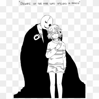 “don't Touch The Kid, U R Creepy Gaster - Gaster Creepy, HD Png ...