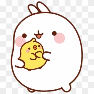 Molang Sticker - Molang Gif Transparent, HD Png Download - 388x492 ...