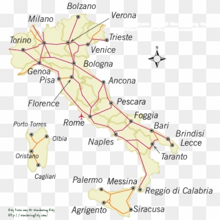 Toll Roads In Italy Map - United States Map