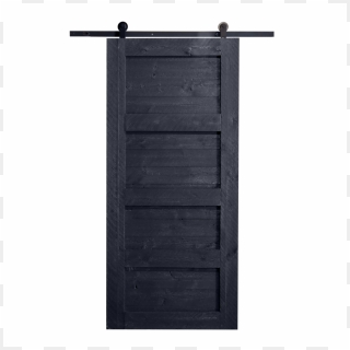 Barn Door 4 Panel Square Pickled Barnwood - Home Door, HD Png Download