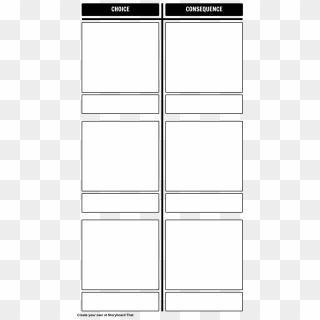 Choices And Consequences - Choices And Consequences Chart, Hd Png 