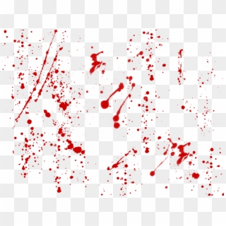 Blood Splatter Texture Png - Blood Splatter Overlay, Transparent Png