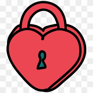 Heart Icons Lock - Heart Lock Icon Png, Transparent Png - 1600x1600 ...