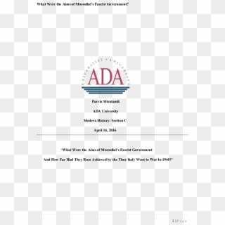 Ada University Logo, HD Png Download - 1169x753 (#6203058) - PinPng