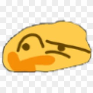 Think Emoji Thonk Memes Lol Emote Confused Pepe Hmm - Thinking Meme Png  Emoji, Transparent Png - 414x400 (#863560) - PinPng