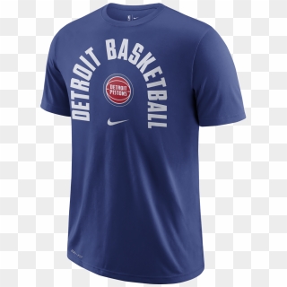 Detroit Pistons Nike Dri-fit Arch Tee - La Clippers Font Style 2019, HD Png Download