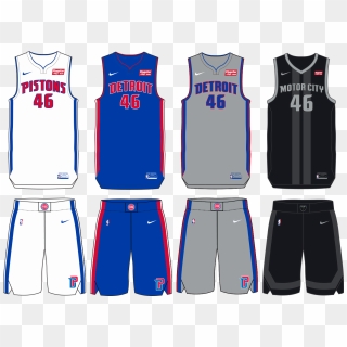 In The Upper Deck, The Passion That Comes From The - Detroit Pistons Jersey 2018, HD Png Download