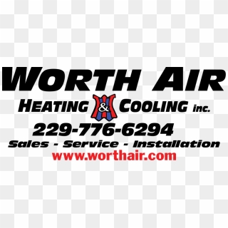 Worth Air Heating & Cooling, Inc - Poster, HD Png Download - 861x360 ...