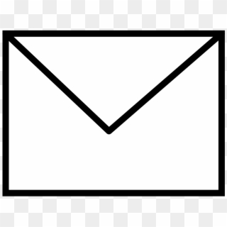 Envelope Icon - White Mail Icon Vector, HD Png Download