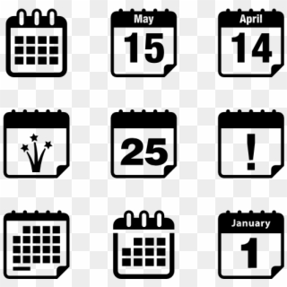 Calendar Icons - Small Calendar Icon Png, Transparent Png