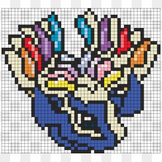 Pokemon Battle Trozei Xerneas Perler Bead Pattern / - Pixel Art Pokemon Xerneas, HD Png Download