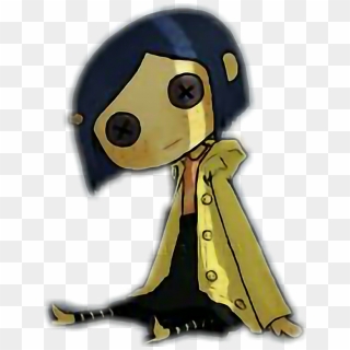 #coraline #doll #movie - Coraline Doll Draw, HD Png Download - 616x804 ...