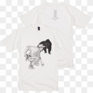 Shakey Graves Bear T-shirt White - Shakey Graves Bear Shirt, HD Png ...