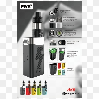 Five 6. Стартовый комплект Kangertech Five 6 222w с баком 8.0мл. Kangertech Five 6 Kit. Kangertech Five 5 Kit. Испаритель Kangertech five6.