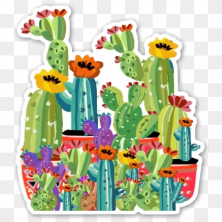 Cactaceae Euclidean Vector Clip Art - Desenho De Cactus Cute Png - Free  Transparent PNG Clipart Images Download