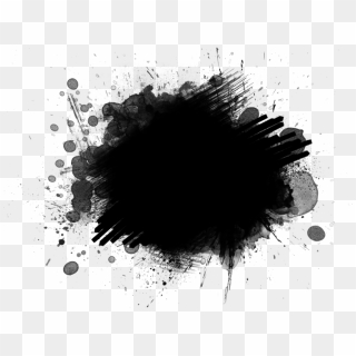 Splatter Layer Mask - Black Mask Png Photoshop, Transparent Png