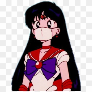 #sailormoon #reihino #sailor Mars - Sailor Mars Face Mask, HD Png ...