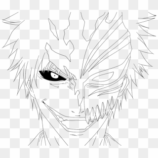 Drawn Masks Bleach - Sketch, HD Png Download - 715x618 (#5590190) - PinPng