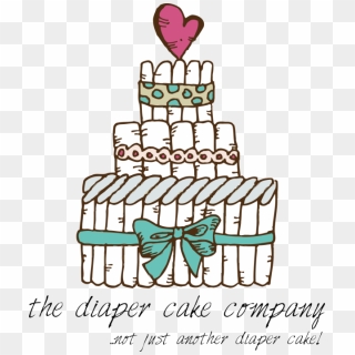 Cake Vector Png - Diaper Cake Logo, Transparent Png