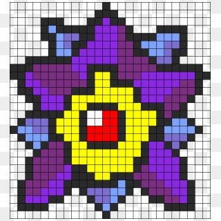 Starmie Perler Bead Pattern / Bead Sprite - Starmie Perler Bead, HD Png ...