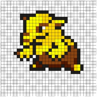 #096 Drowzee - Drowzee Pokemon Pixel Art, HD Png Download